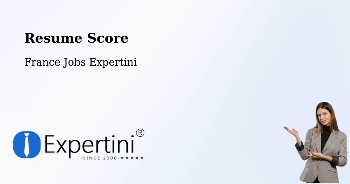 Resume Score & Job Description Match Tool – Ouges - France Jobs Expertini